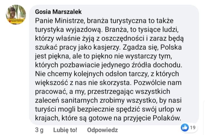 Popieramy komentarze i pytania doradców podróży na stronie Pana Ministra Andrzej Gut-Mostowy