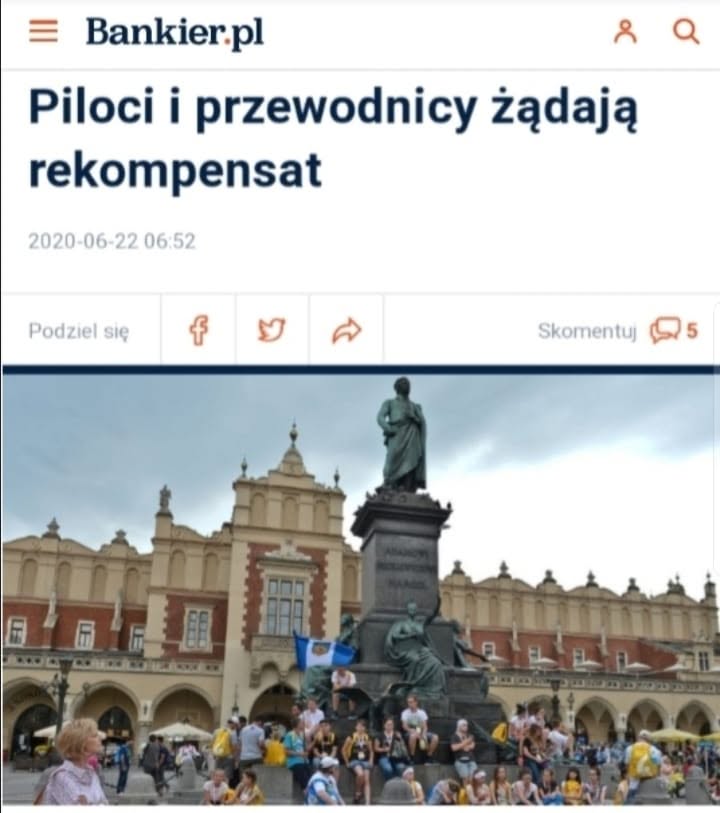 TOO to w dużej części piloci i przewodnicy - o stratach i problemach tego sektora także mówimy w nawiązan…