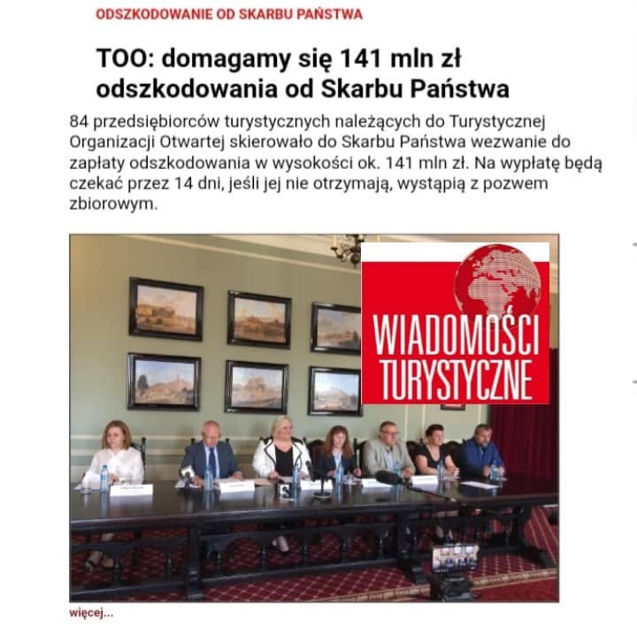 Branża turystyczna nie była słuchana!