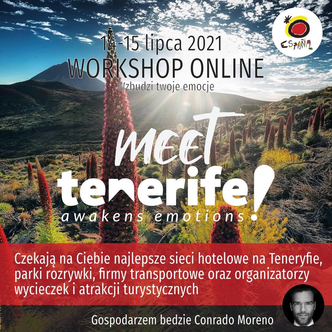 Już jutro zobaczymy się online na MEET TENERIFE 2021!
