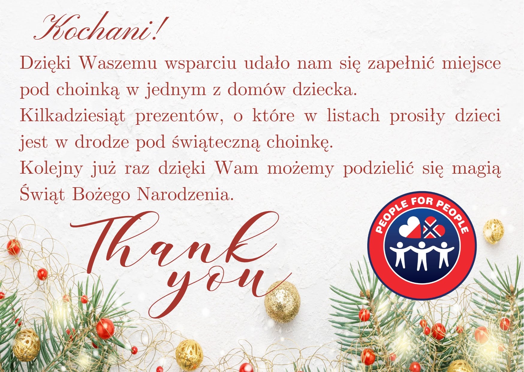 Bardzo dziękujemy!