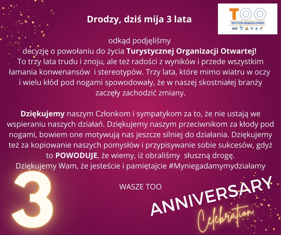 Dziękujemy za wspólne 3 lata