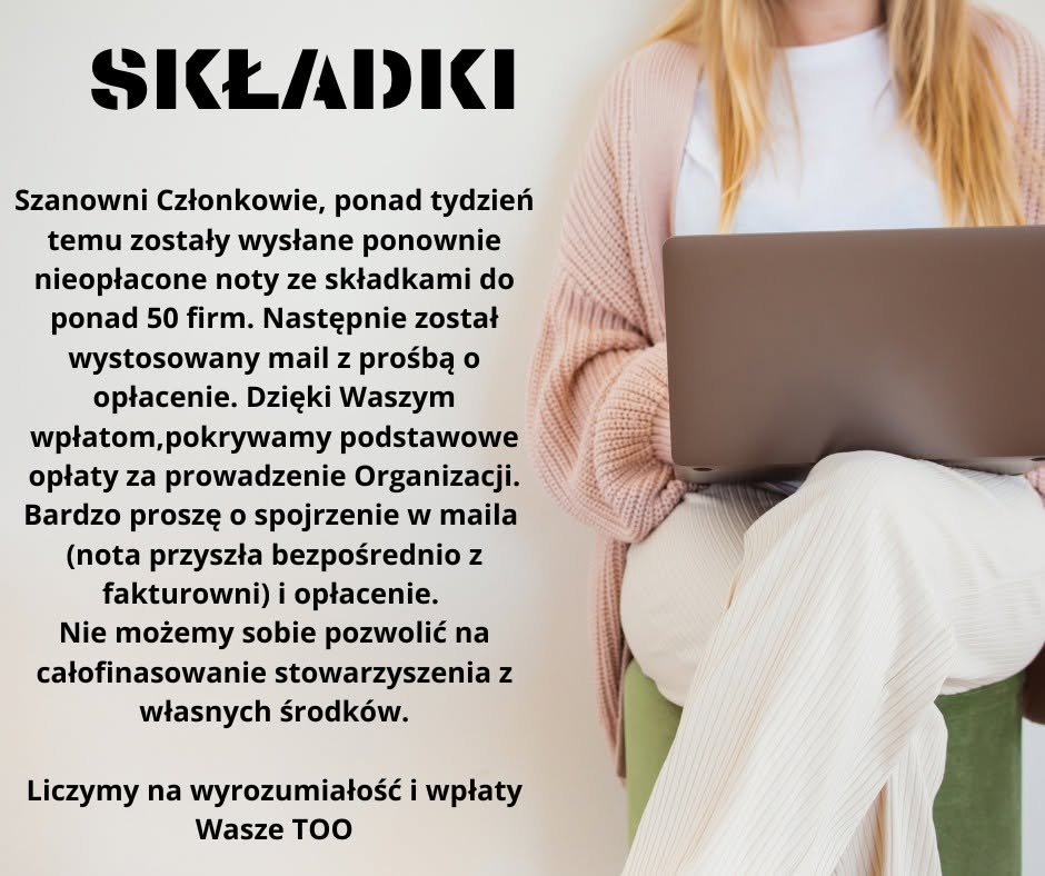 DRODZY, działamy i pomagamy. Potrzebujemy abyście też, w takich drobiazgach o nas pamiętali