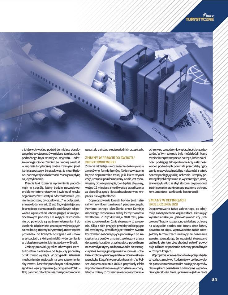 Nowelizacja Dyrektywy 2015/2302 - co czeka organizatorów turystyki