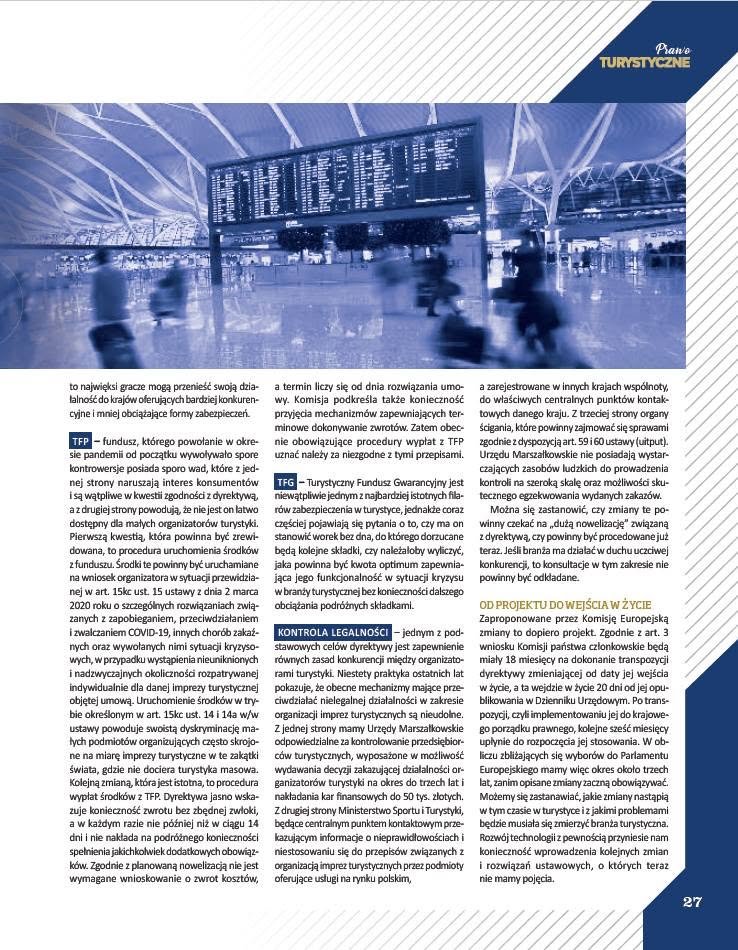 Nowelizacja Dyrektywy 2015/2302 - co czeka organizatorów turystyki